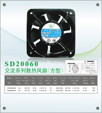 20060散熱風(fēng)扇（方型）